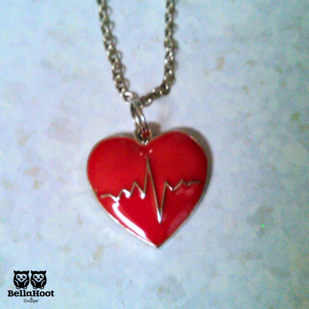Red Heartbeat Pendant Red Heartbeat Pendant